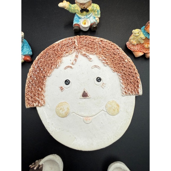 Vtg Popular Imports Raggedy Ann & Andy 1994 Miniature Resin Tea Set USA - Picture 3 of 8